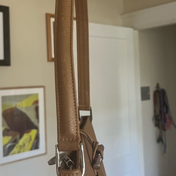 Vintage Leather Longchamp Shoulder Bag - Picture 10 of 11